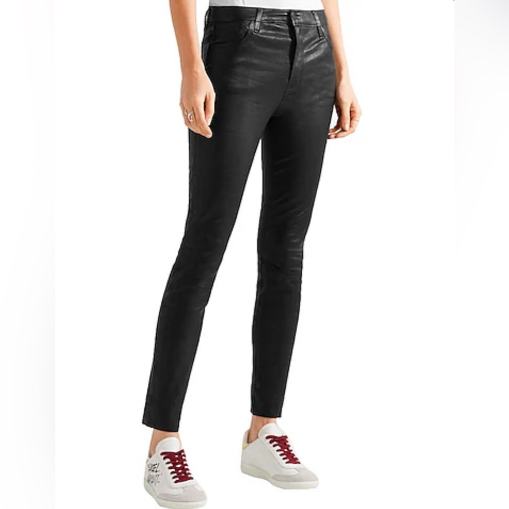 J Brand 100% Lambskin Leather Stretch Pants